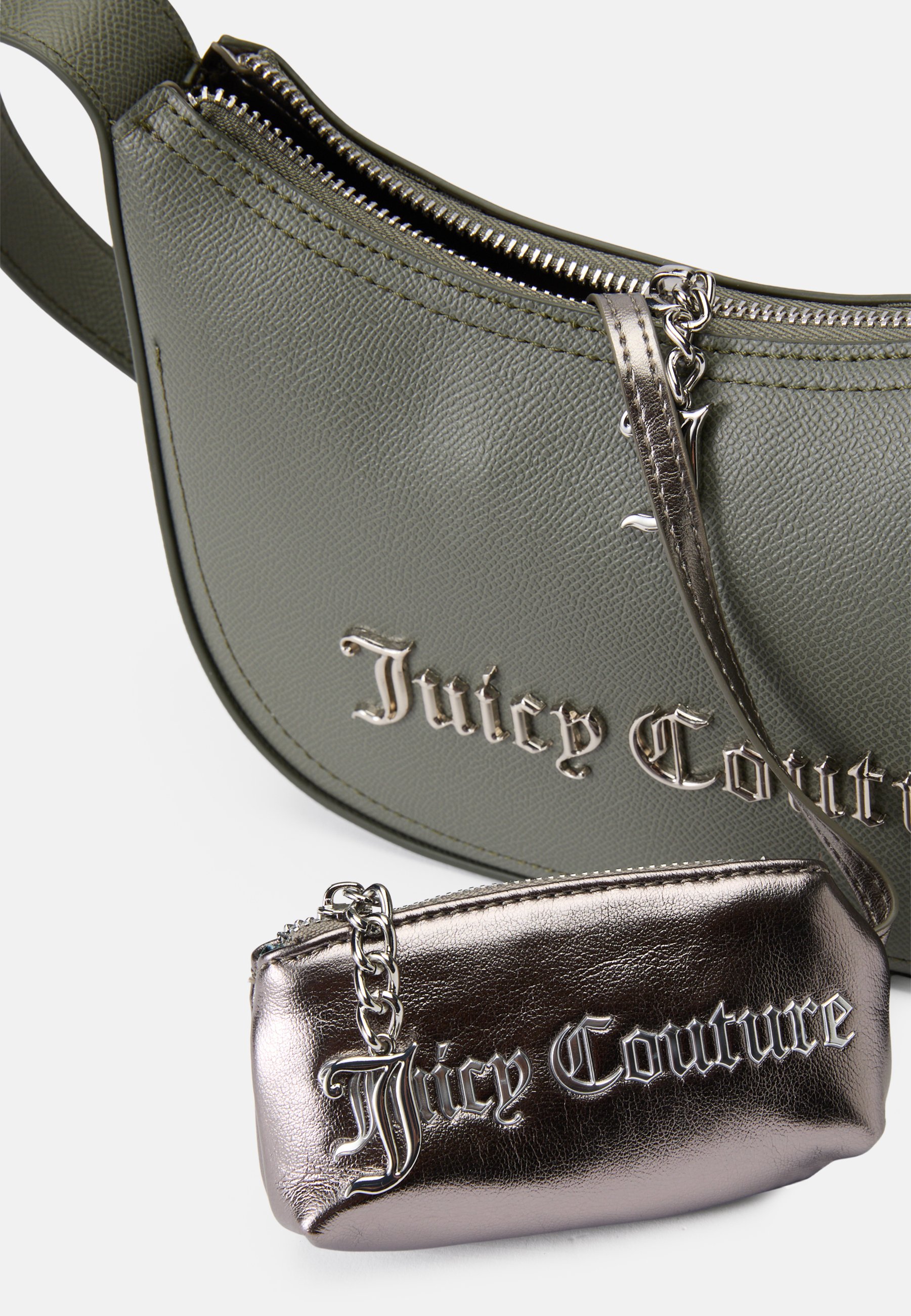 JUICY COUTURE グレーハンドバッグ Juicy Couture MEDIUM HOBO - Handbag - gray/grey - Zalando