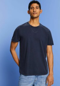 Esprit MIT RETRO-LOGO - Camiseta Estampada - Beige/beige