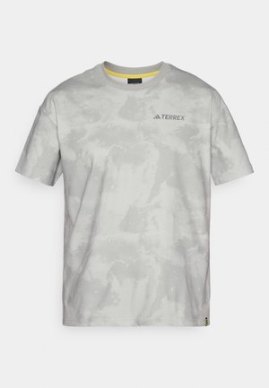 Adidas Terrex GRAPHIC - Športne majice - putty beige