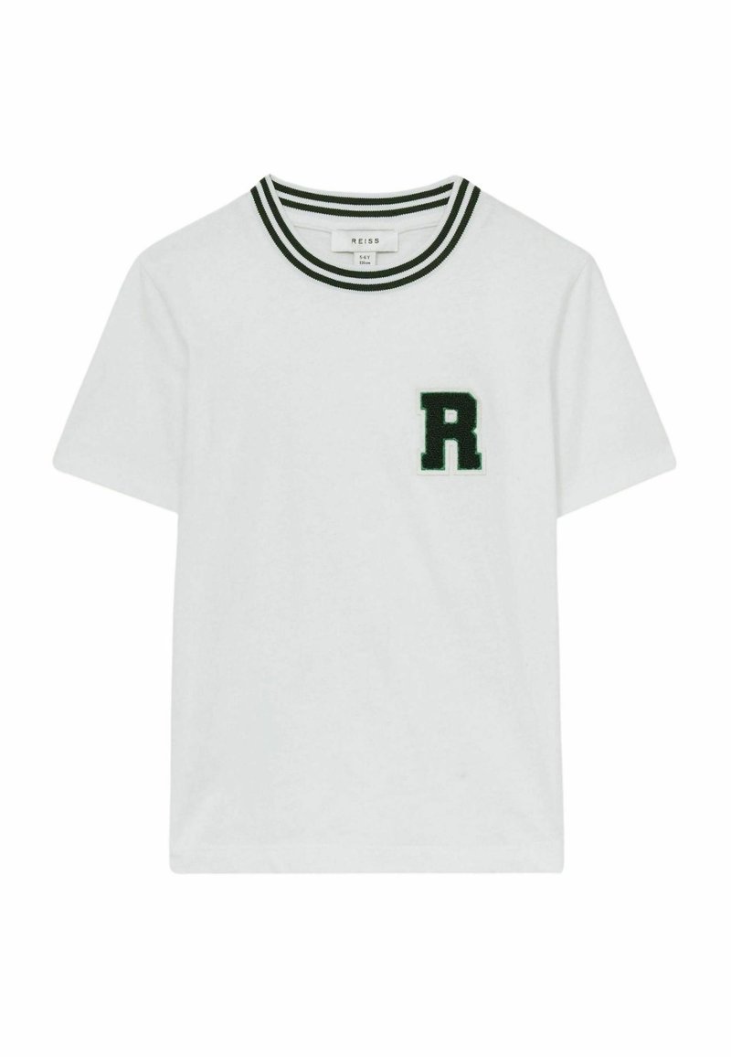 Reiss Triko s potiskem - white