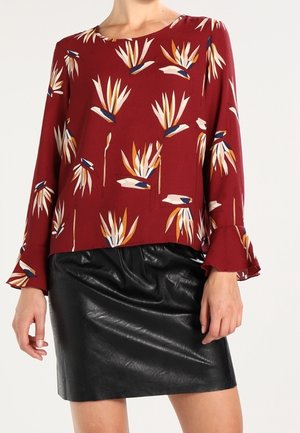 Bluse - dark red