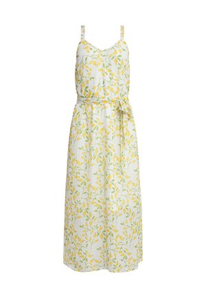 Smashed Lemon Jurk - white multicolour