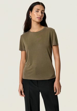 COLUMBINE CREW-NECK - Basic T-shirt - tarmac