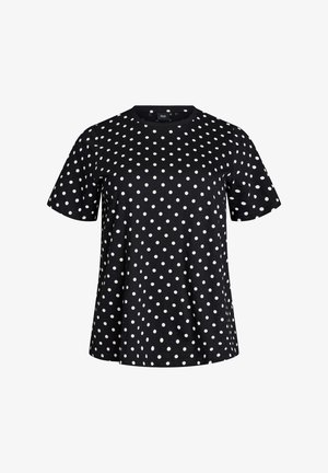 Zizzi, T-shirt con stampa - schwarz