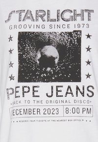 Pepe Jeans LUCY - Apdrukāts T-krekls - white