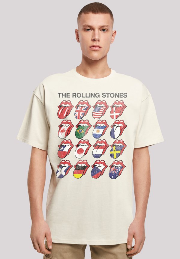 THE ROLLING STONES VOODOO LOUNGE TONGUES - T-Shirt print - sand