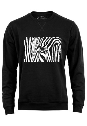 Cotton Prime ZEBRA EYE - Sweatshirt - schwarz