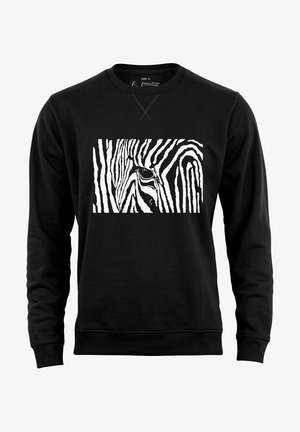 Cotton Prime ZEBRA EYE - Sweatshirt - schwarz