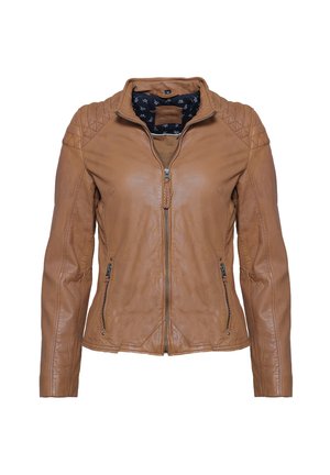 Leren jas - cognac