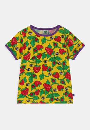 STRAWBERRY - Triko s potiskem - yellow