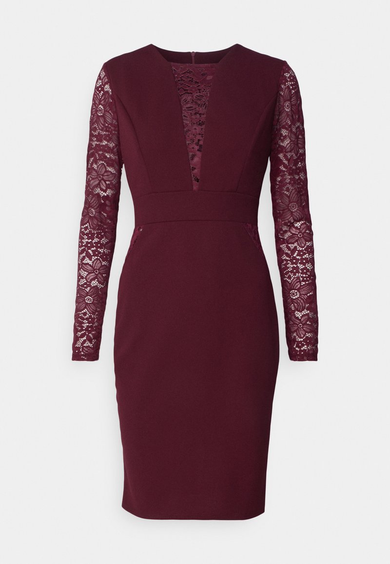 WAL G. Etui-jurk bordeauxrood