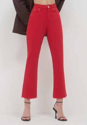 Trousers - rosso scuro