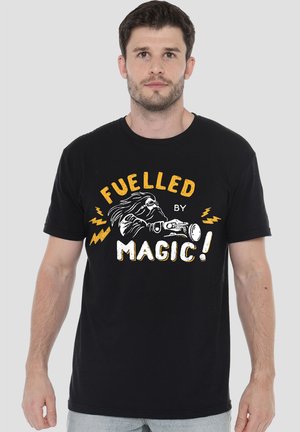 Harry Potter, HARRY POTTER HAGRID FUELED BY MAGIC - Print T-shirt - black