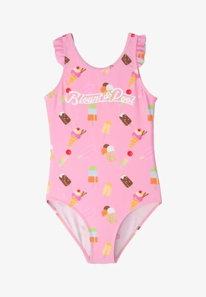 Blount & Pool TROPICAL SWIMSUIT JR - Badpak - pink icecream
