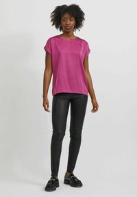 VILA VIELLETTE S/S  NOOS - T-shirts basic - magenta haze