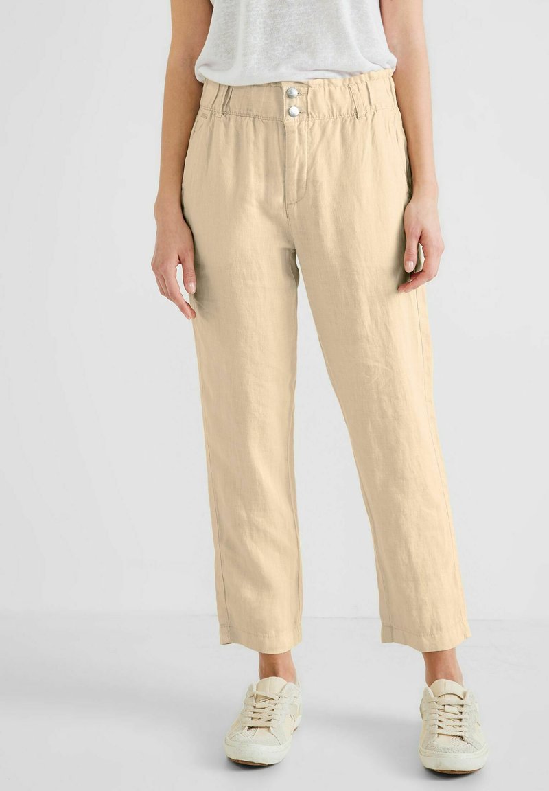 Street One Beige Viscose Dress Pants main image 1