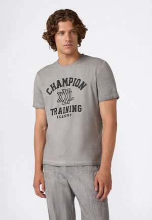 SS TEE ATHLETICS - T-Shirt print - light grey