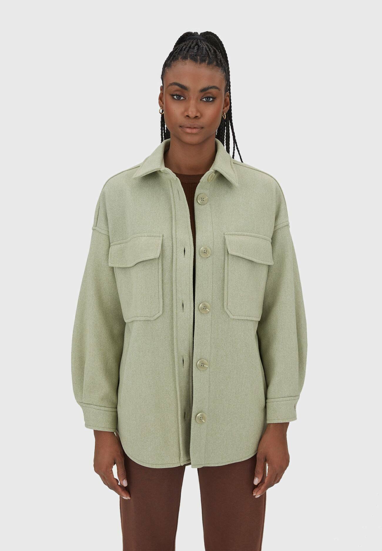 Stradivarius Giacca leggera - mottled green/verde screziato - Zalando.it