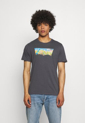 HOUSEMARK GRAPHIC TEE UNISEX - Camiseta estampada - washed black