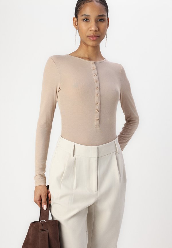 ALLY PANTS - Trousers - sand3