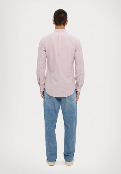 Polo Ralph Lauren LONG SLEEVE SPORT SHIRT - Krekls - uni wine/white