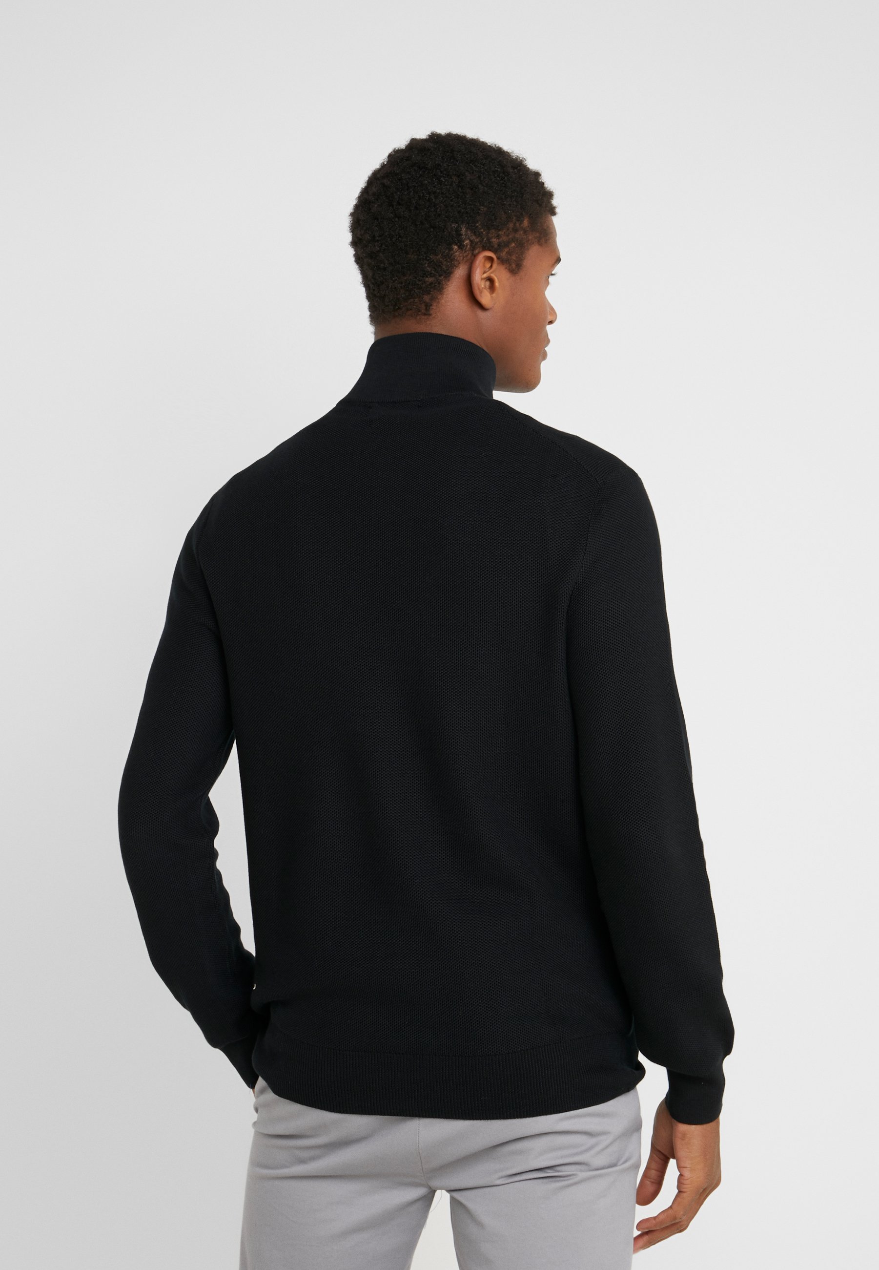 black polo jumper
