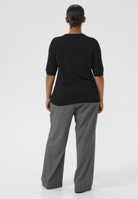 Kaffe Curve CARLA - T-Shirt print - black deep