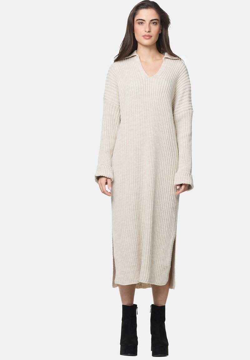 Elara Abito in maglia - beige