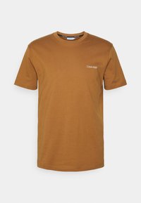 CHEST LOGO - T-shirt básica - driftwood brown