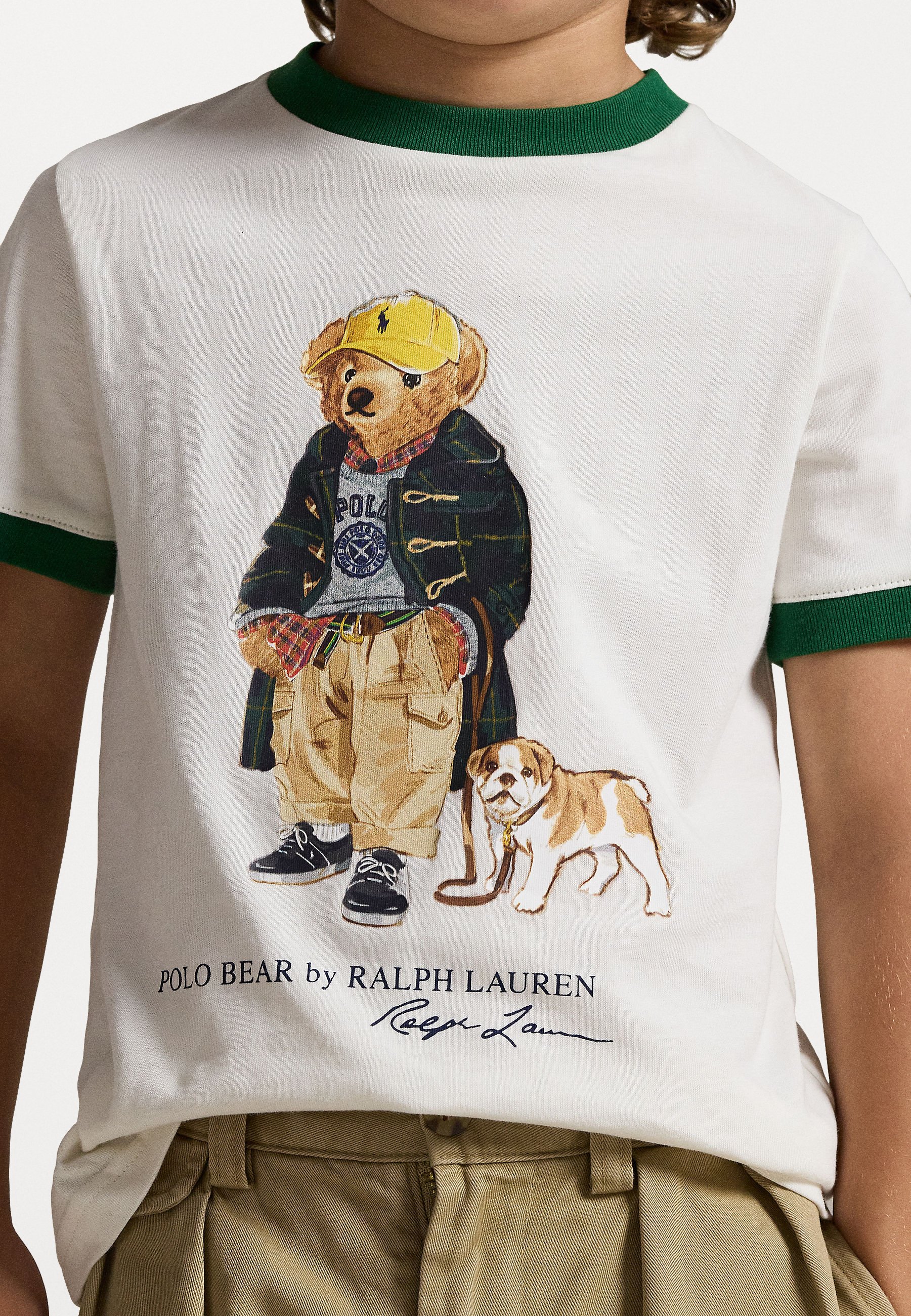 Polo Ralph Lauren POLO BEAR RINGER TEE - T-shirt estampada - nevis