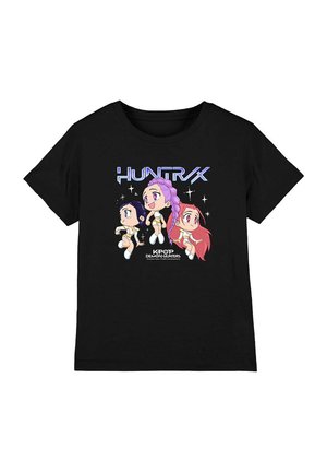 KPOP DEMON HUNTERS - HUNTRIX CHIBI GROUP - Print T-shirt - black