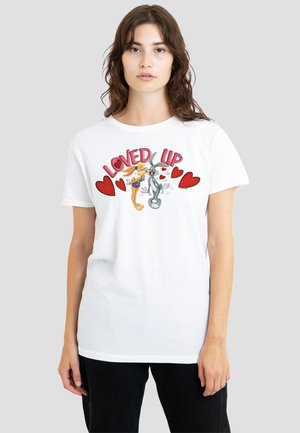 Cotton Soul, LOONEY TUNES BUGS AND LOLA LOVED UP VALENTINE'S DAY - T-Shirt print - white