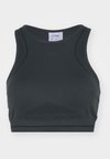ENDURANCE SEAMLESS BRA - Sportmelltartó könnyű sportoláshoz - dark grey