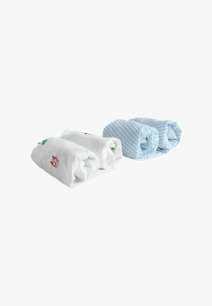 Next, 2 PACK COTTON JERSEY BABY FITTED SHEETS - Fitted bed sheet - blue london