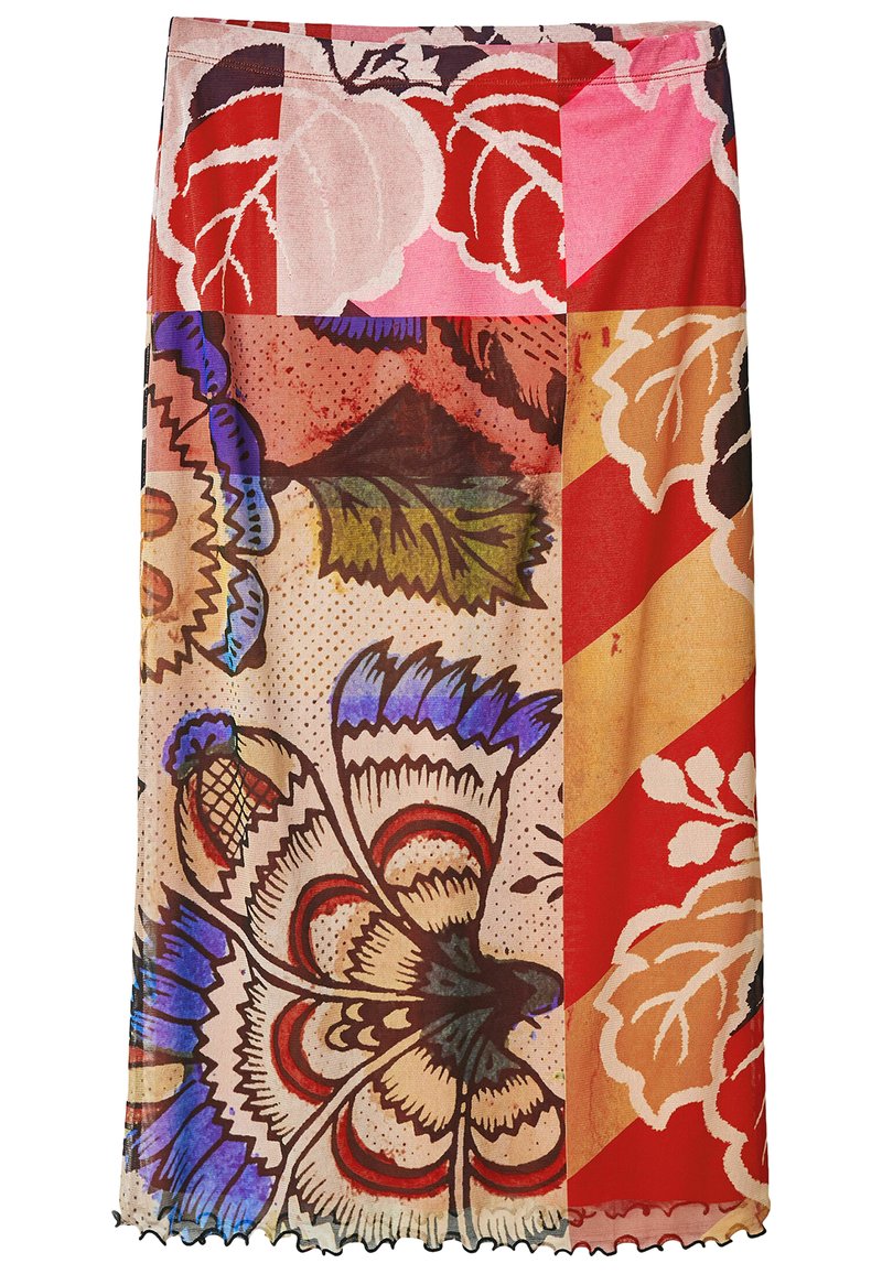 Desigual A-lijn rok donkerroze Desigual A-lijn rok donkerroze