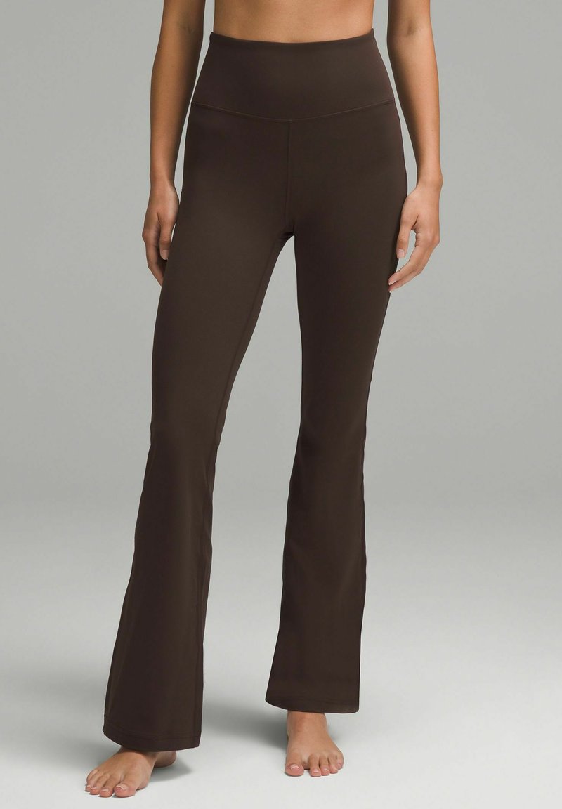 lululemon GROOVE SHR FLARED REGULAR - Broek - espresso