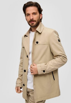 Halflange jas - beige