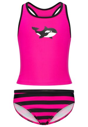 SEALIFE SET - Bikini - pink/schwarz