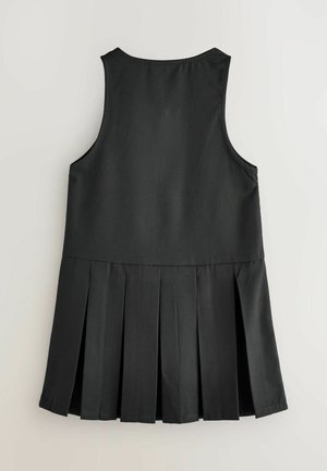 REGULAR FIT - ZIP FRONT PLEATED SCHOOL PINAFORE - Hverdagskjole - new black