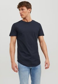 Jack & Jones JJENOA TEE CREW NECK - T-shirt basic - navy blazer