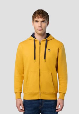 MANICA LUNGA FULL ZIP - Felpa con zip - mustard yellow