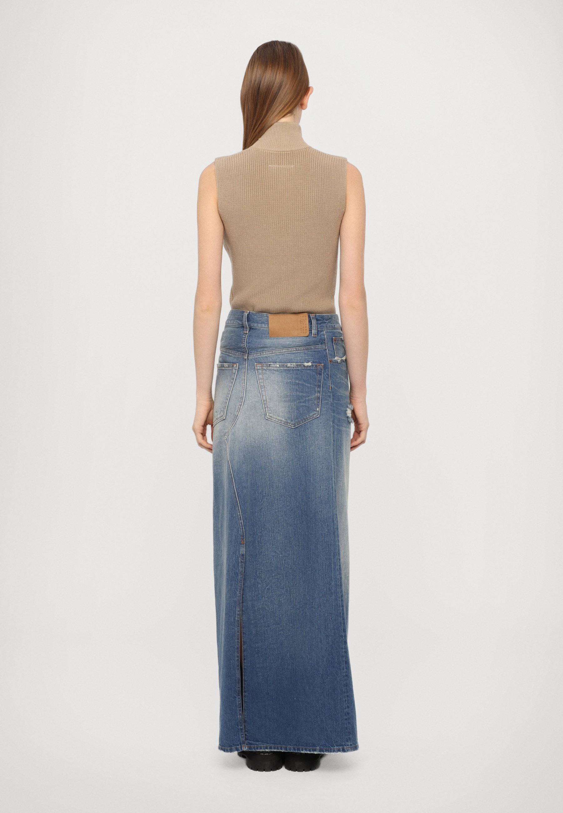 スカート Maison Margiela Gonna Lunga In Jeans bg_4314927_100380_b
