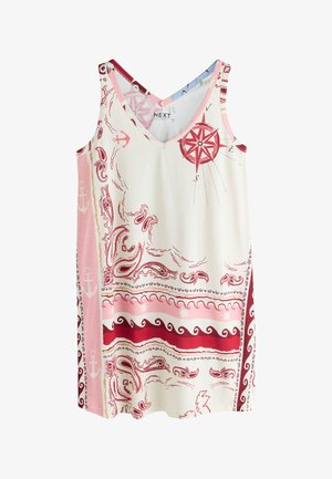 Next, REGULAR FIT - SLEEVELESS V-NECK - Jurk - pink