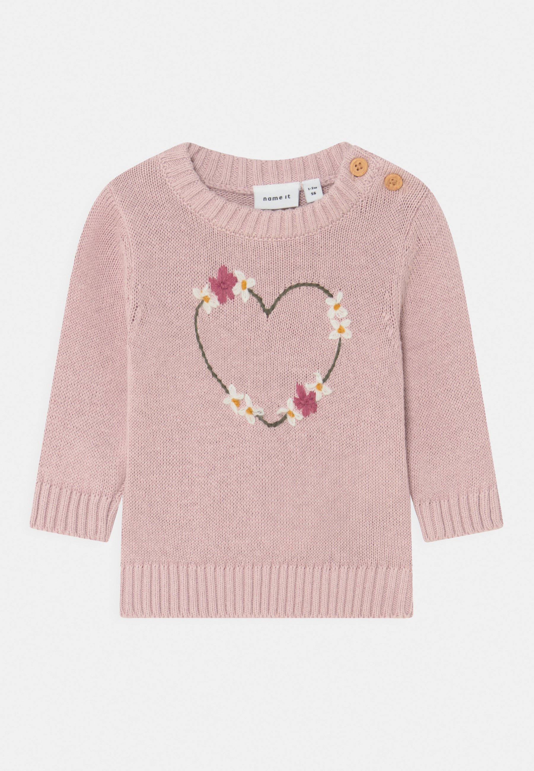 Name It Nkflena Ls Sweat Card Wh Bru Noos