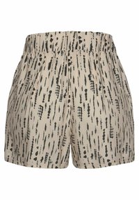 s.Oliver Short - beige-schwarz-bedruckt