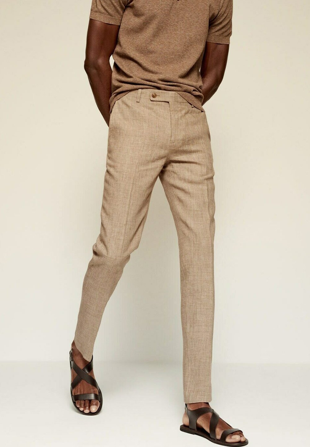 Mango MIAMI - Pantaloni eleganti - beige - Zalando.it