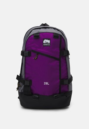 BACKPACK UNISEX - Rugzak - black/glory purple/white