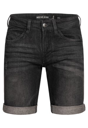 INDICODE JEANS, Denimové šortky - black