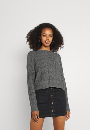 VMSTINNA STRUCTURE - Pullover - medium grey melange