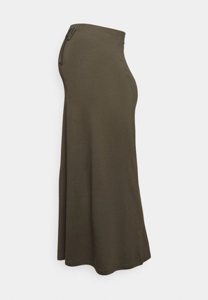 Anna Field MAMA, MATERNITY MAXI SKIRT WITH DRAWSTRING WAISTBAND - Maxirock - 606 - khaki